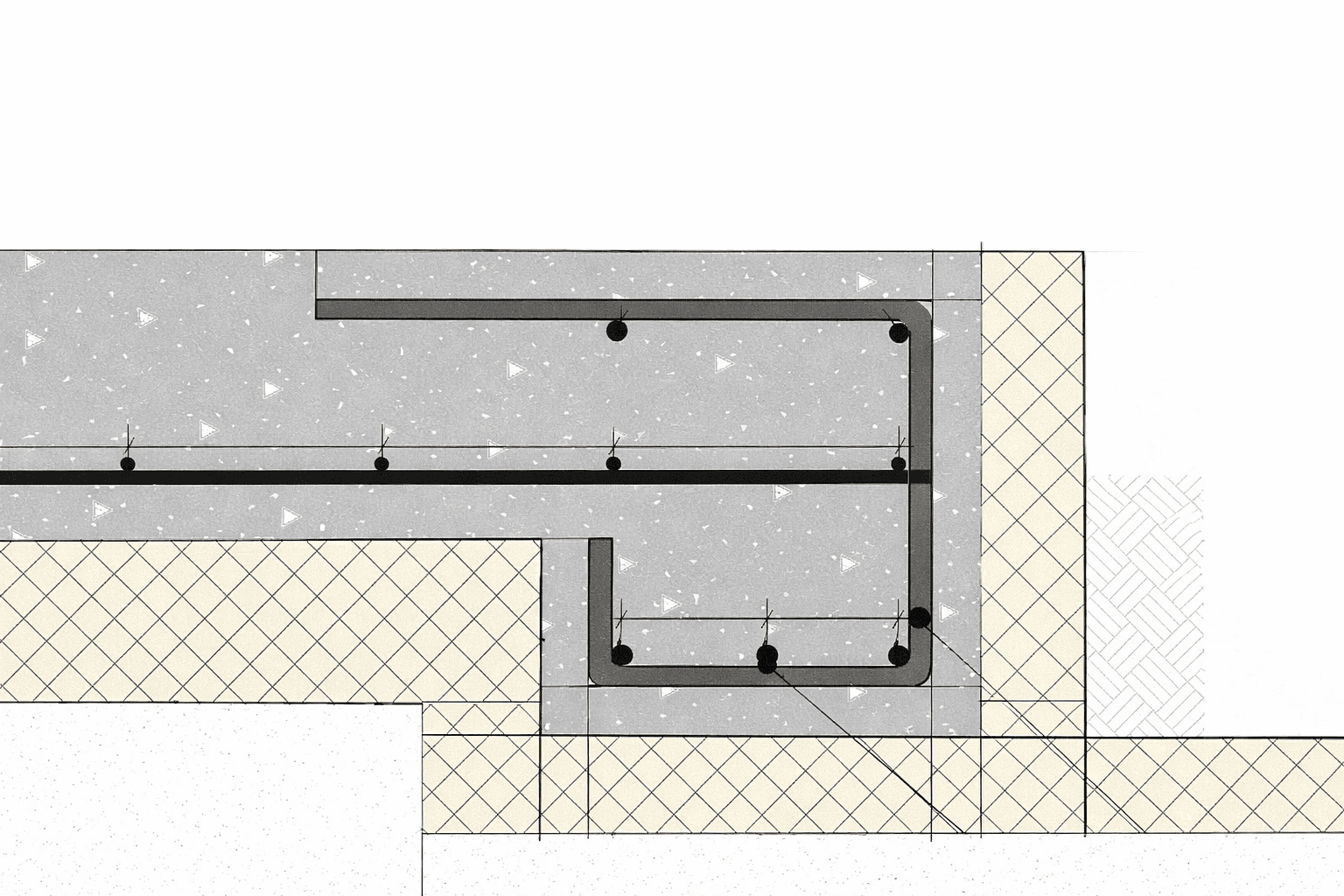 Vieglā konstrukcija stiegrojums